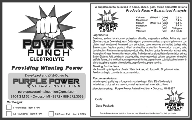 Power Punch 7.5lb by Purple Power - Image 2