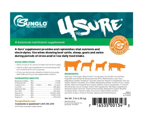 4sure® 3lb jar by sunglo