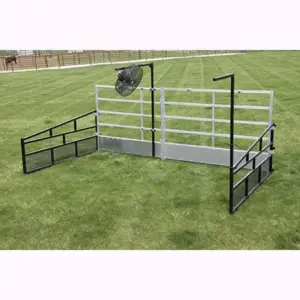 ALUMINUM FRONT STALL PANEL, 8 FT. FIXED