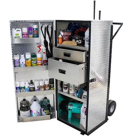 5 ft. Aluminum Treadbrite Upright Dolly Box