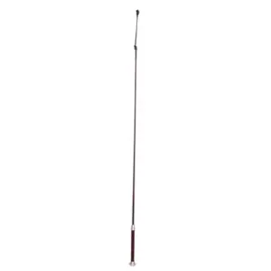 CRYSTAL HANDLE PIG WHIP- RED CRYSTAL