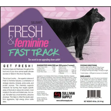 Fresh & Feminine Fast Track - Cattle 40lb - Image 2