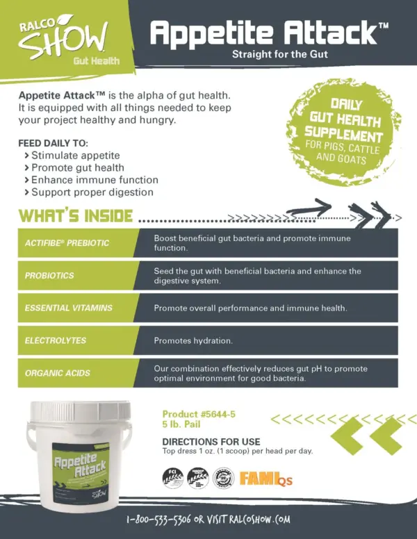 Appetite Attack 5 lb by Ralco Show