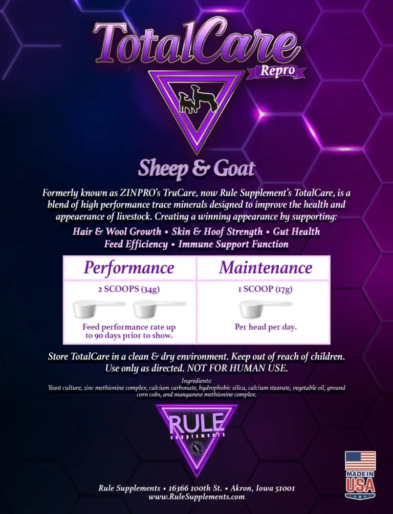 Total care sheep & goat 25lb by rule - image 2