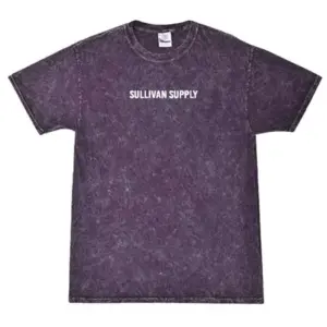 Mineral Wash Tee Purple