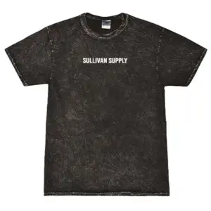 Mineral Wash Tee Black
