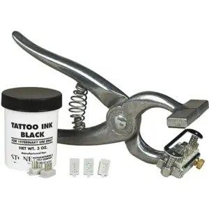 SMALL ANIMAL TATTOO KIT 5/16"