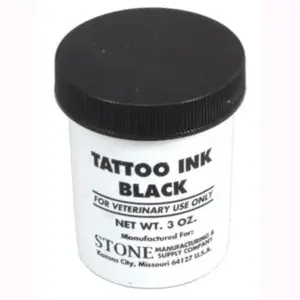 TATTOO INK, BLACK JAR