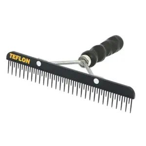 Teflon Fluffer Comb w/ Grip