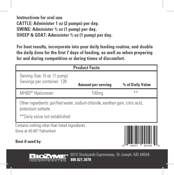 Sure champ® joint juice, 64oz