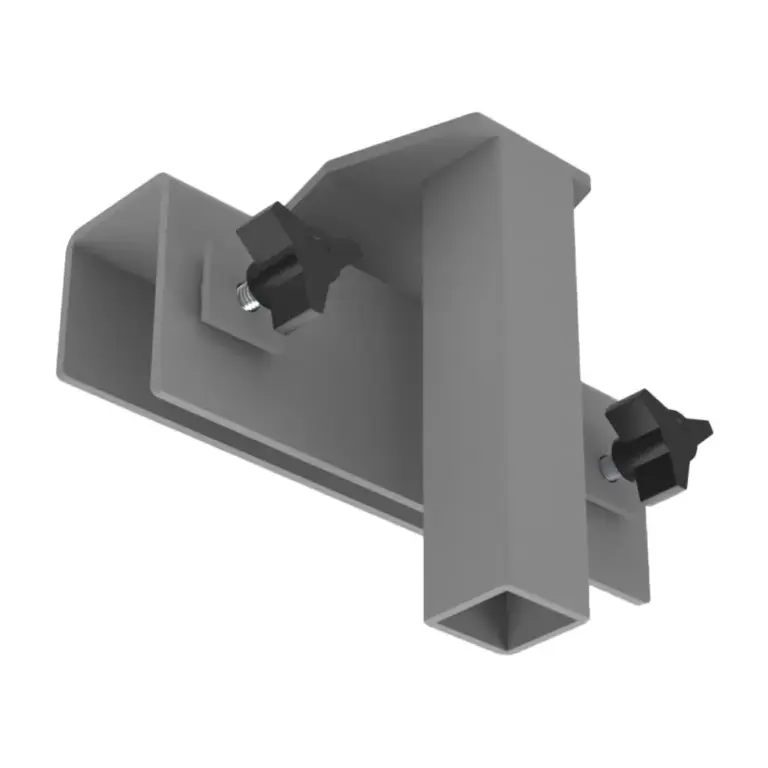 Aluminum Stall Divider Bracket - Top