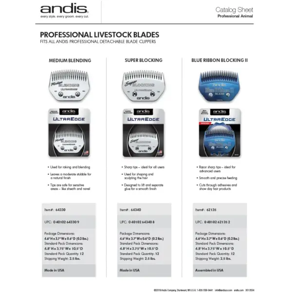 Andis super blocking blade