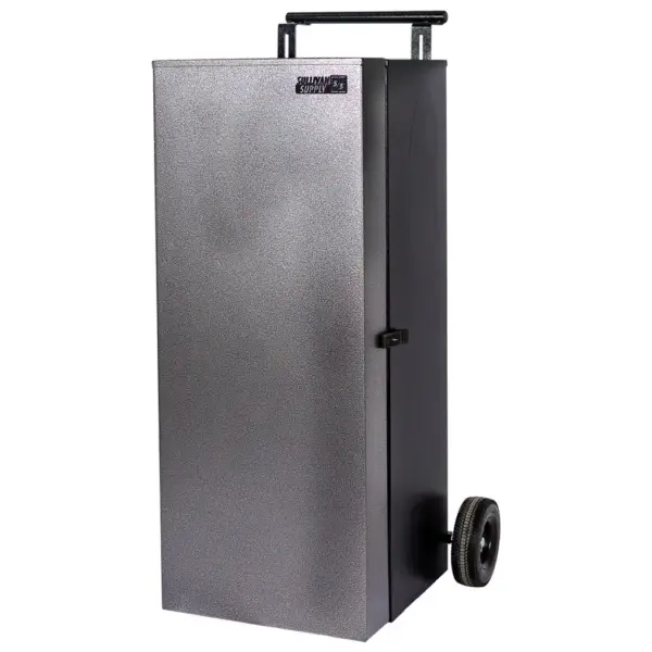 High rise  show box - gray door