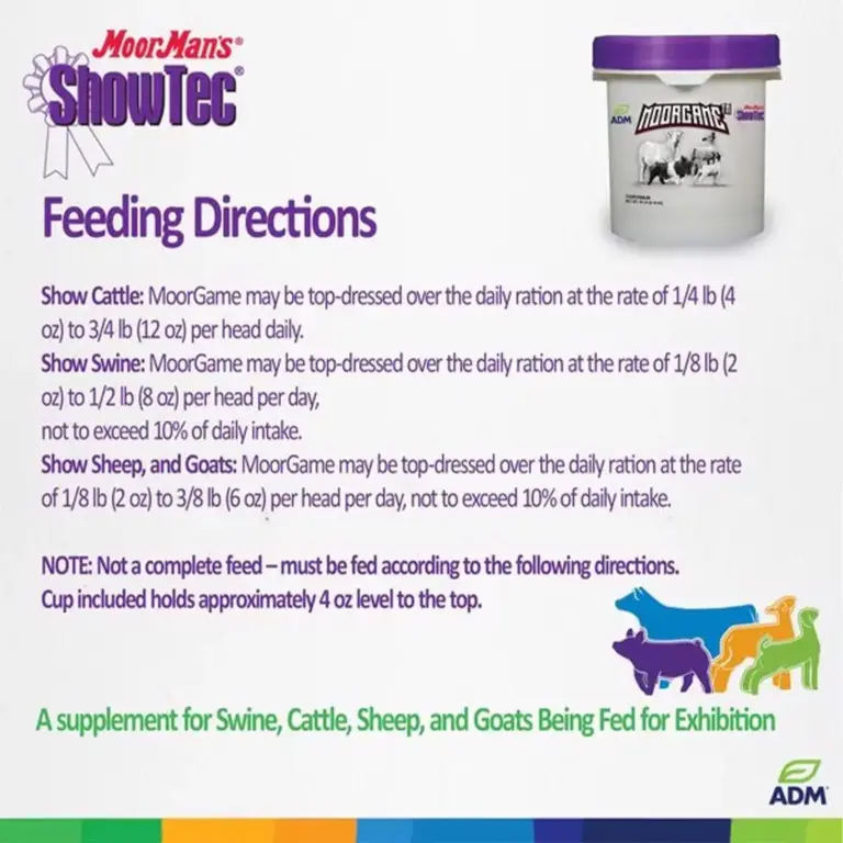 Moorman’s showtec moorgame, 18 lb. - image 5