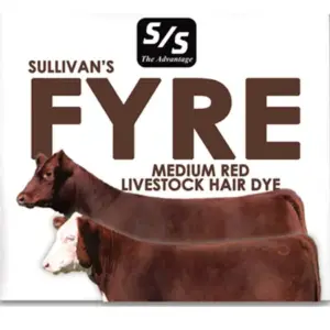 FYRE Medium Red Livestock Dye