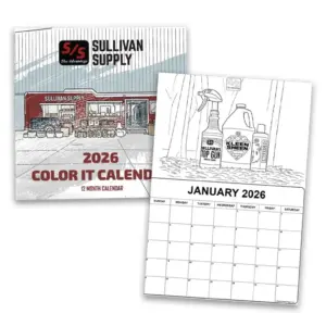 Color It Calendar 2026