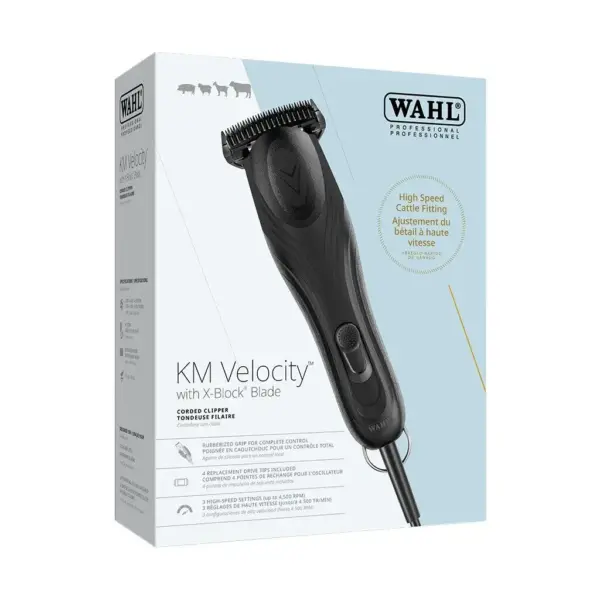 Km velocity clipper by wahl w/ xblock blade